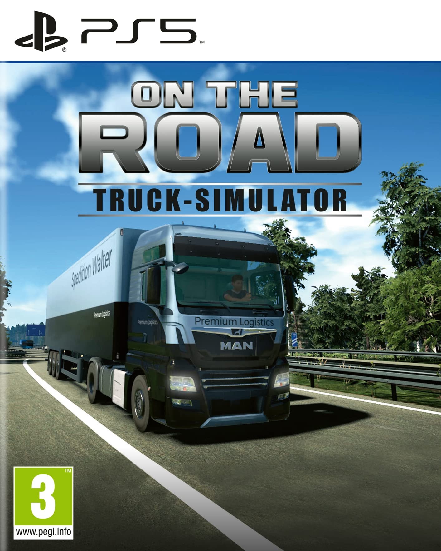 On The Road: Truck Simulator - PlayStation 5 (PS5 Game Disc)